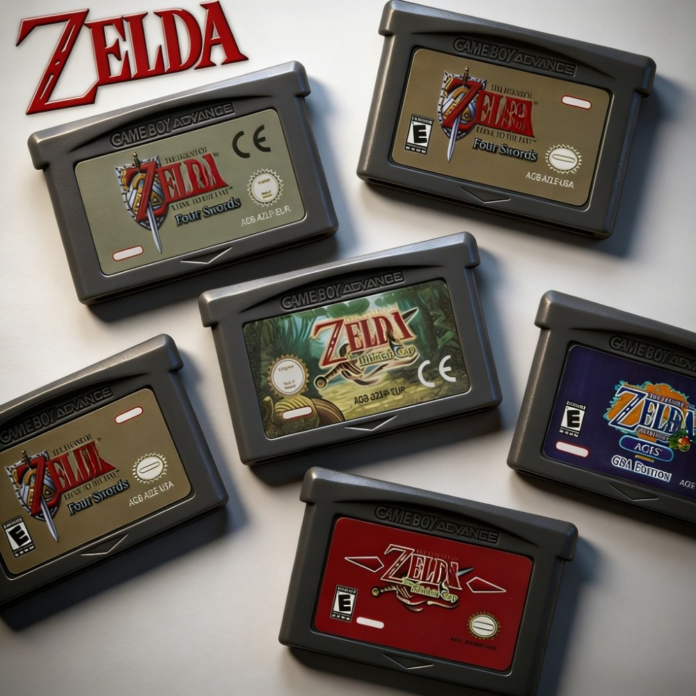 Board Game Zelda - GBA Game Cartridge 32 Bit Video