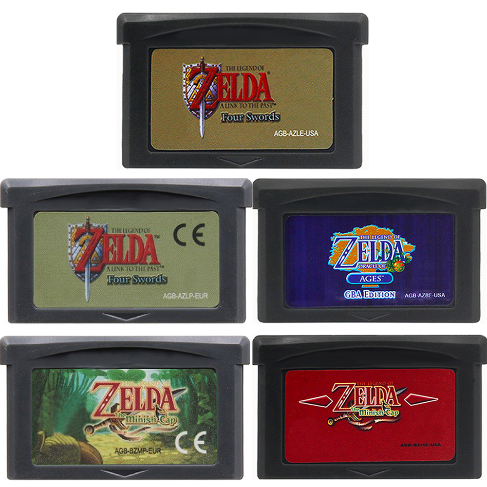 Board Game Zelda - GBA Game Cartridge 32 Bit Video