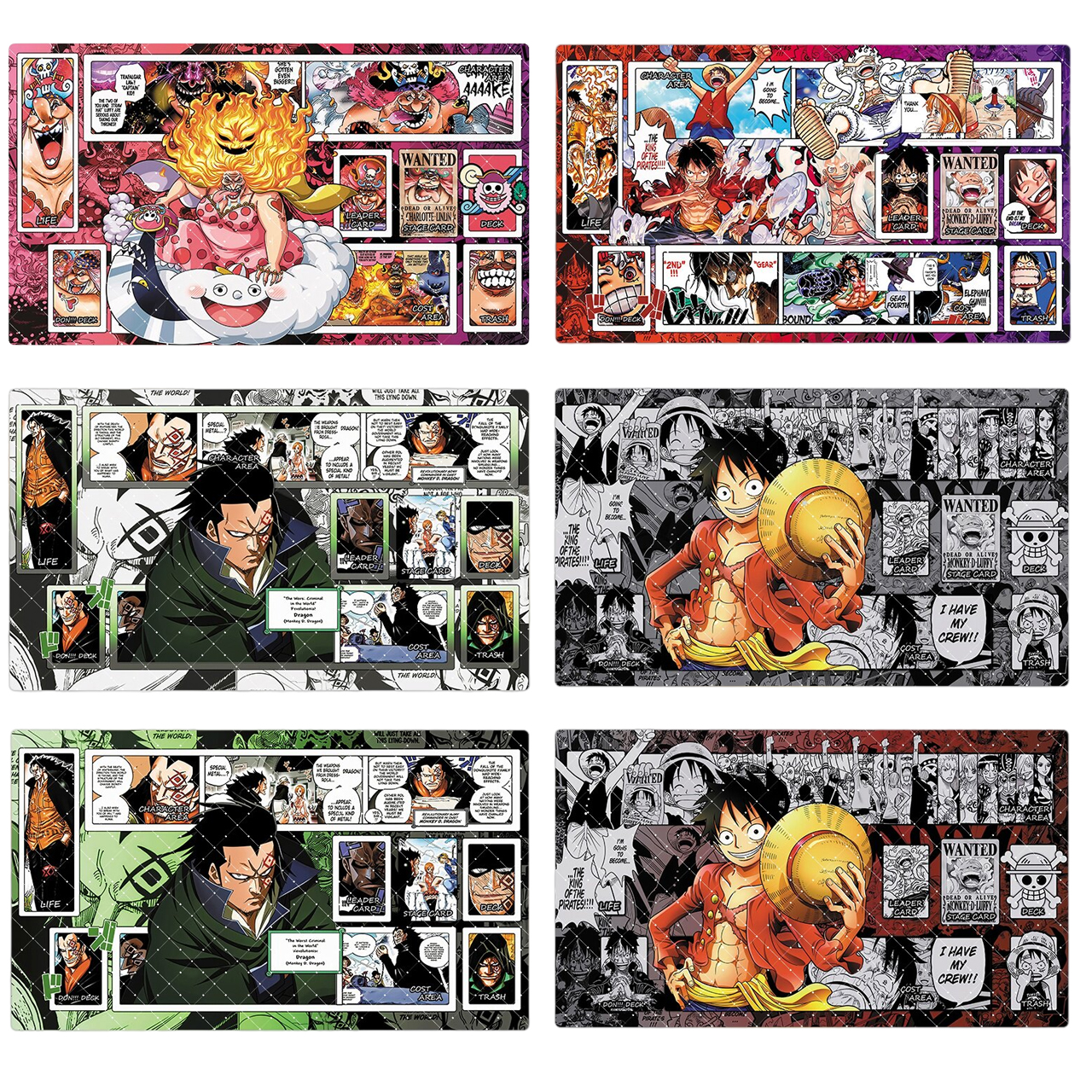 Board Game Solo - 600x350mm One Piece Monkey D. Luffy