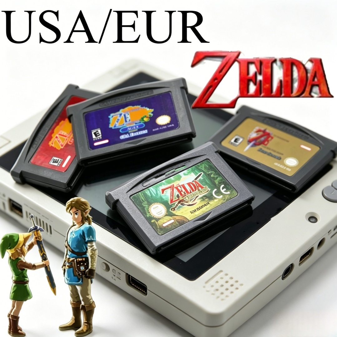 Board Game Zelda - 32 Bit GBA Game Cartridge for