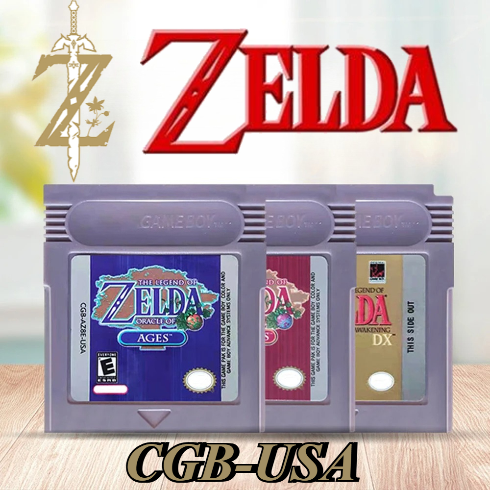 Board Game Zelda - Card Zelda GBC 16Bit Video Game