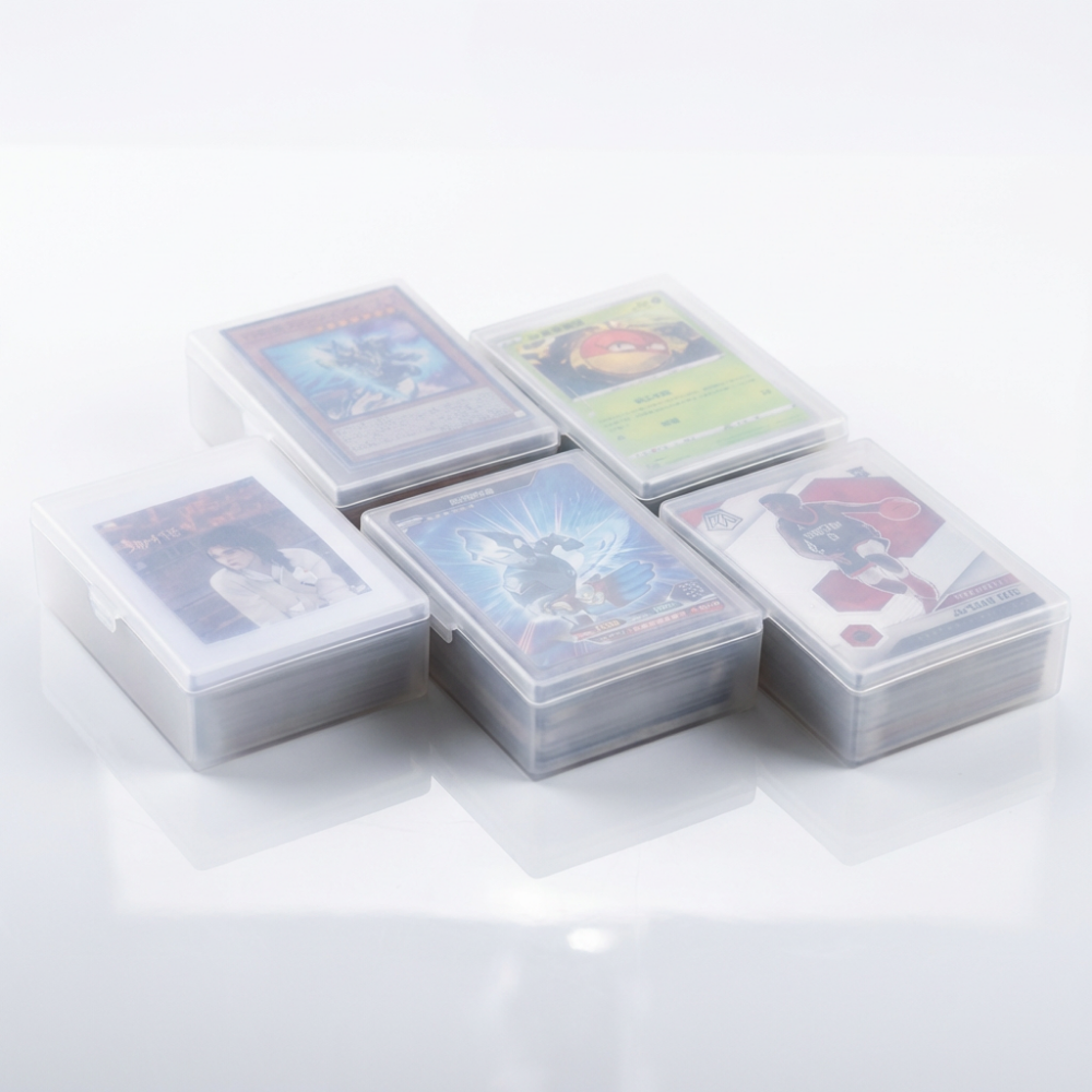 Board Game Store - Trading deck box,transparent plastic,for storing TGC,Pokémon,Yu-Gi-Oh,board