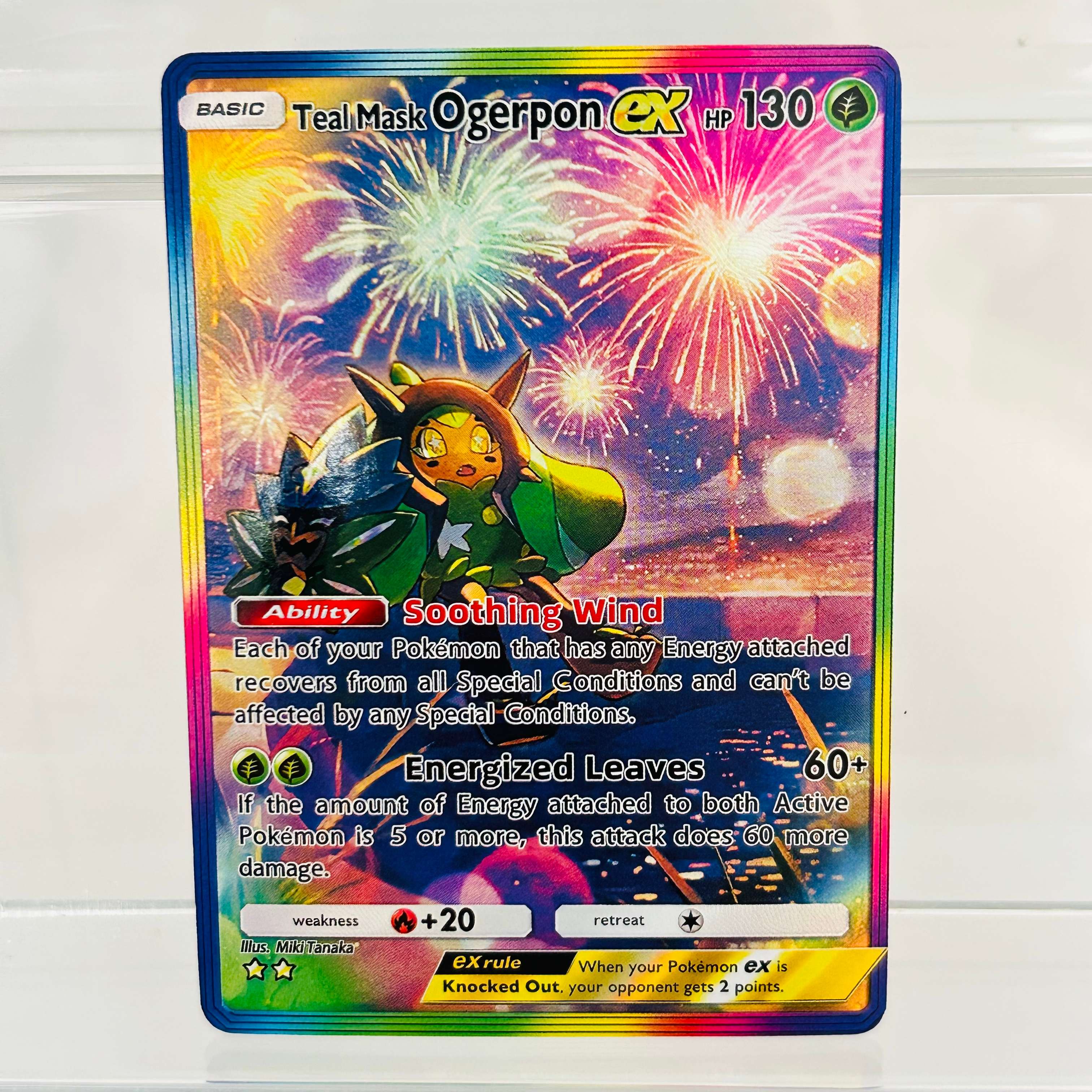 Board Game Anime - Pokemon English Teal Mask Ogerpon ex