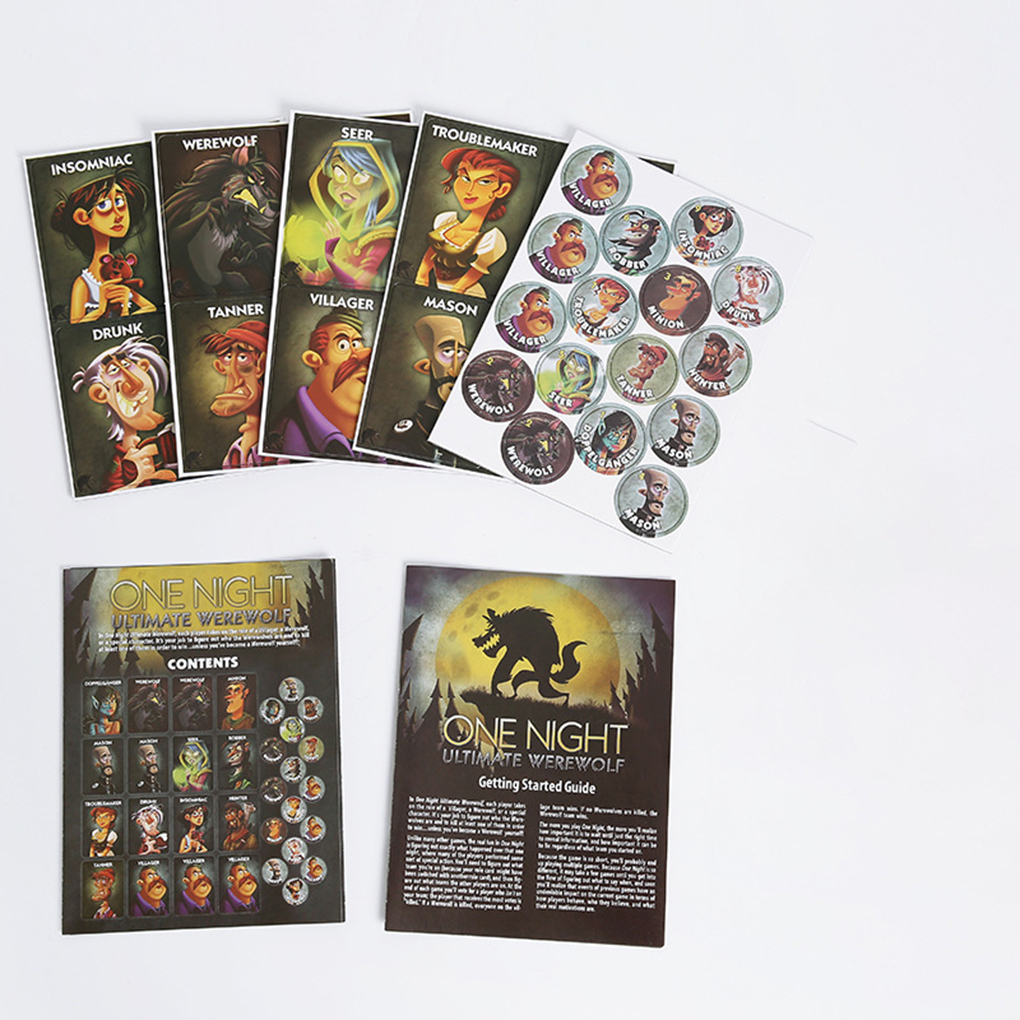 Board Game Werewolf - One Night Ultimate Werewolf Cards Collection