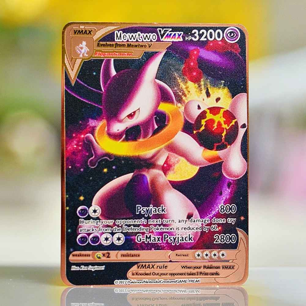 Board Game Ideas - Pokemon Cards Gold Pokémon Metal Card