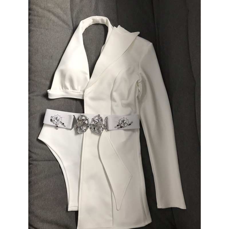 Board Game Yogi - Sexy Asymmetric Blazer Bikini Dance Outfit