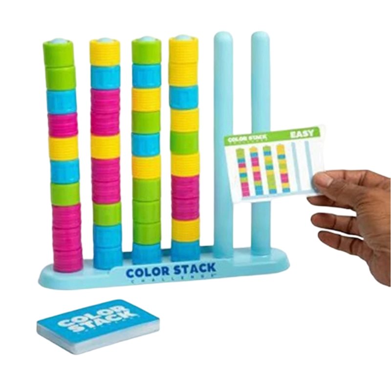 Board Game Solo - WOWFU-Color Stack Challenge Family Board Game