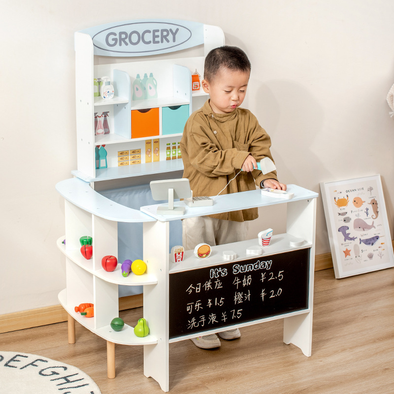 Montessori Wood Grocery Store  - Board Game Store recensione e prezzo