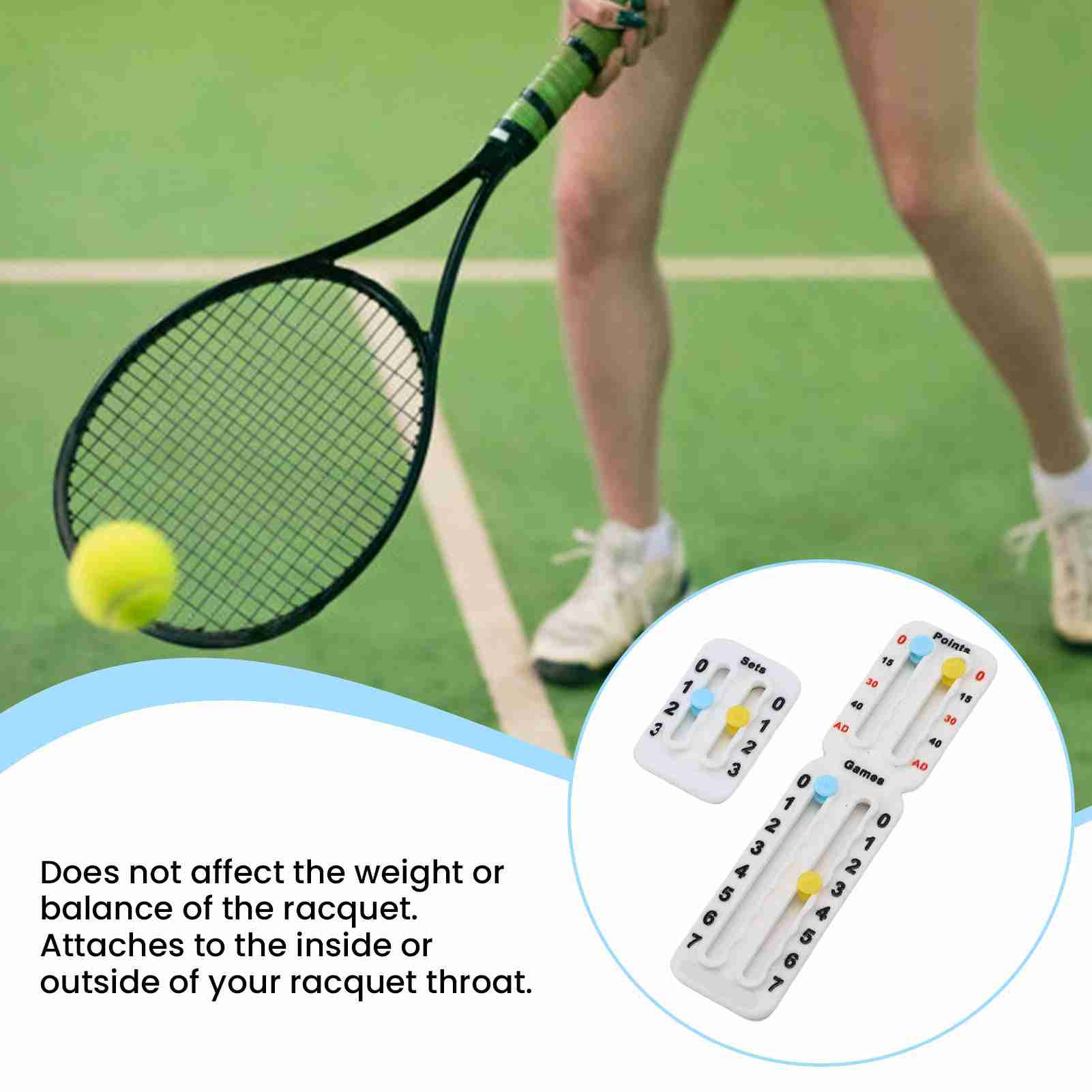 Tennis Score Keeper for Racket - Board Game Ranking recensione e prezzo