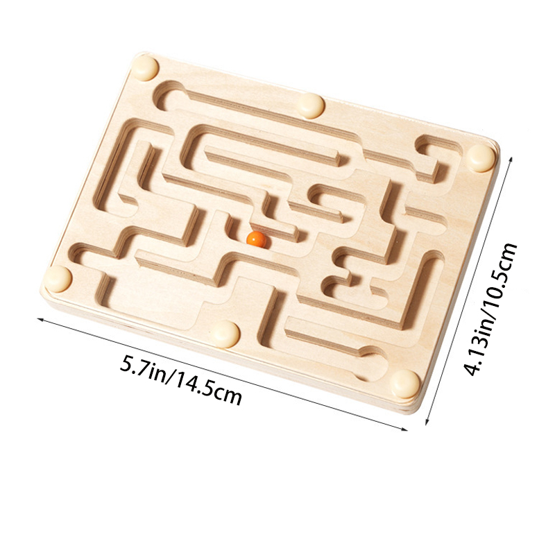 Small Wooden Balance Bead Maze - Board Game Ideas recensione e prezzo