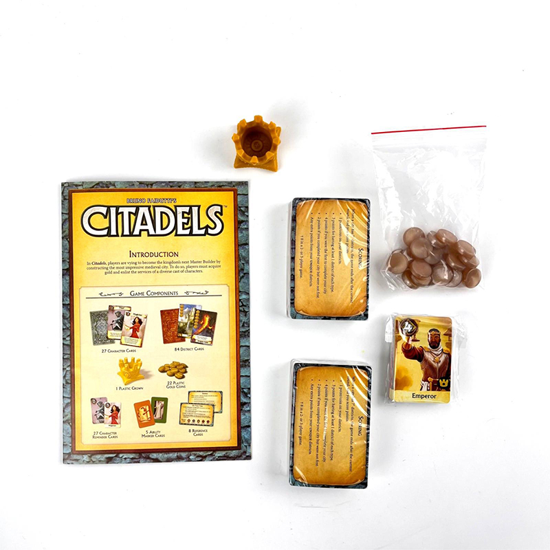 Citadels  Revised Edition Clas - Board Game Solo recensione e prezzo