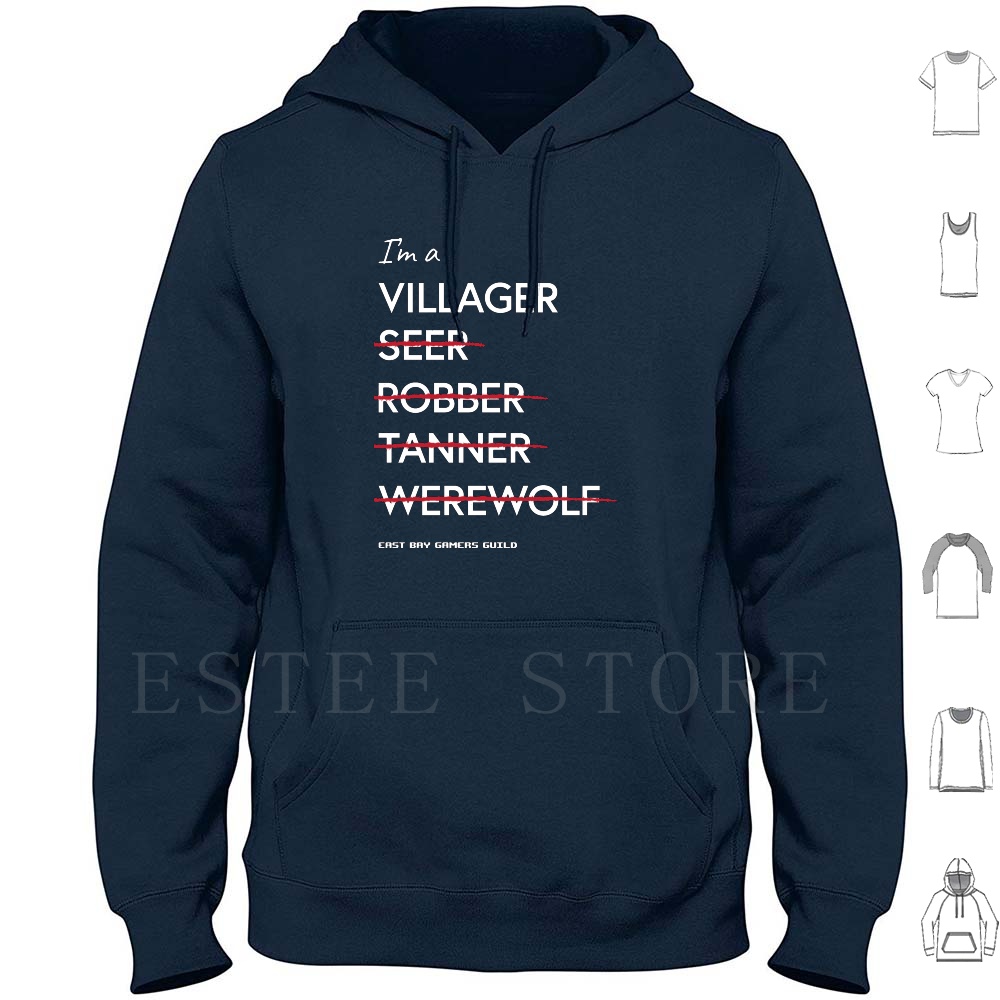 I'm A Villager Hoodie Long Sle - Board Game Werewolf recensione e prezzo