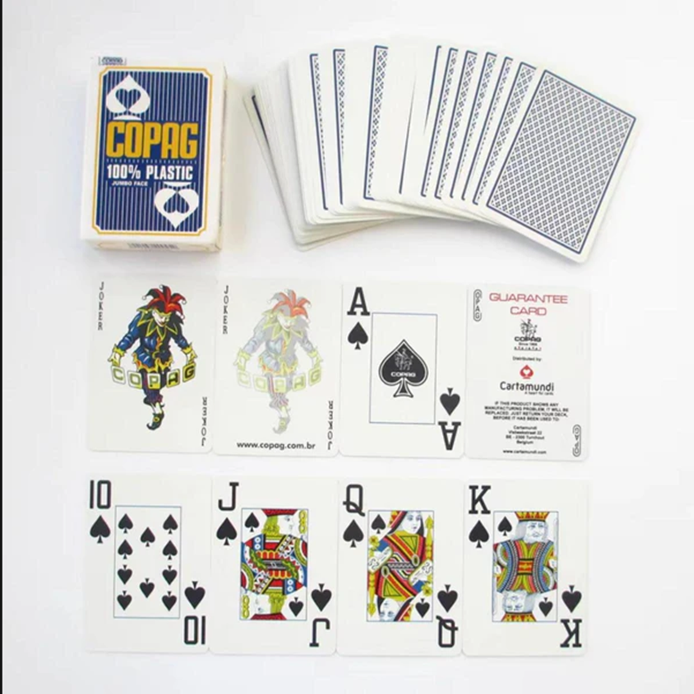 Copag Jumbo Face Plastic Marke - Board Game Ranking recensione e prezzo