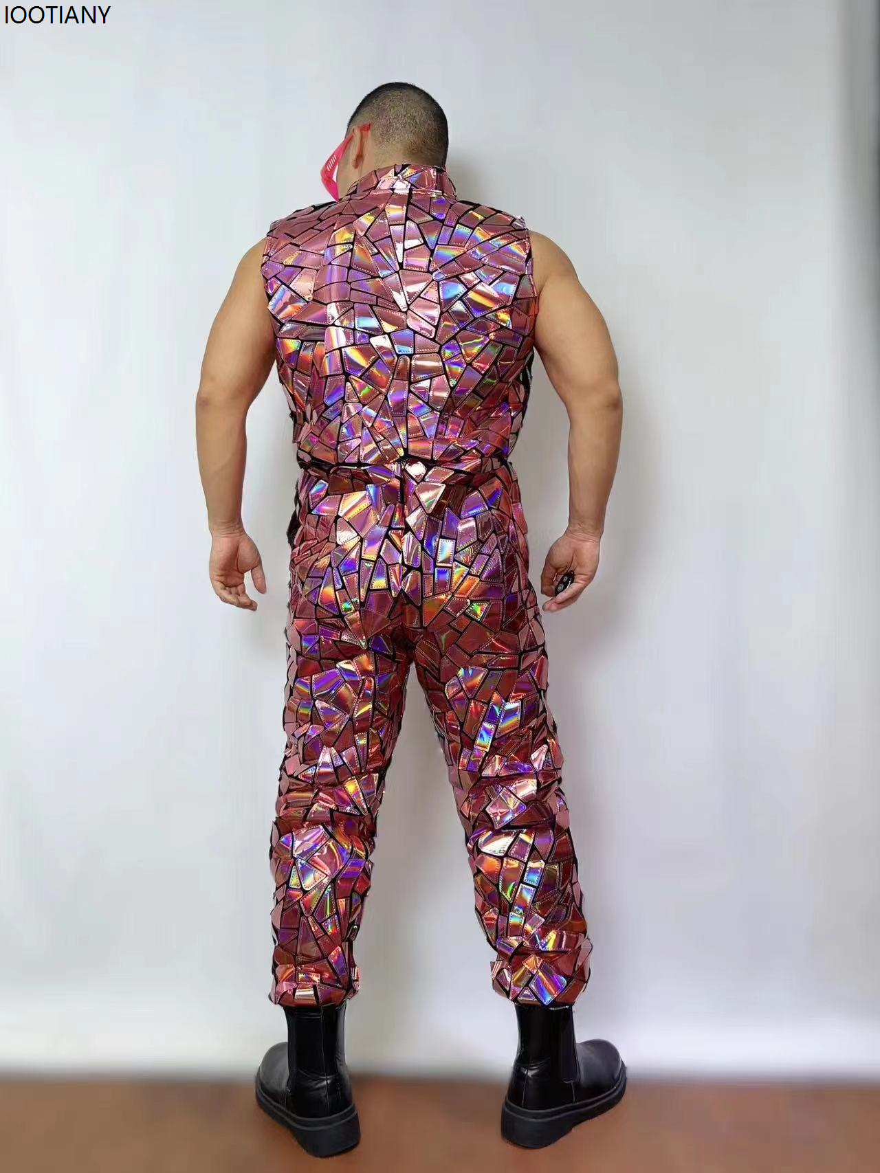 Men Laser Mirror Sleeveless Ju - Board Game Yogi recensione e prezzo