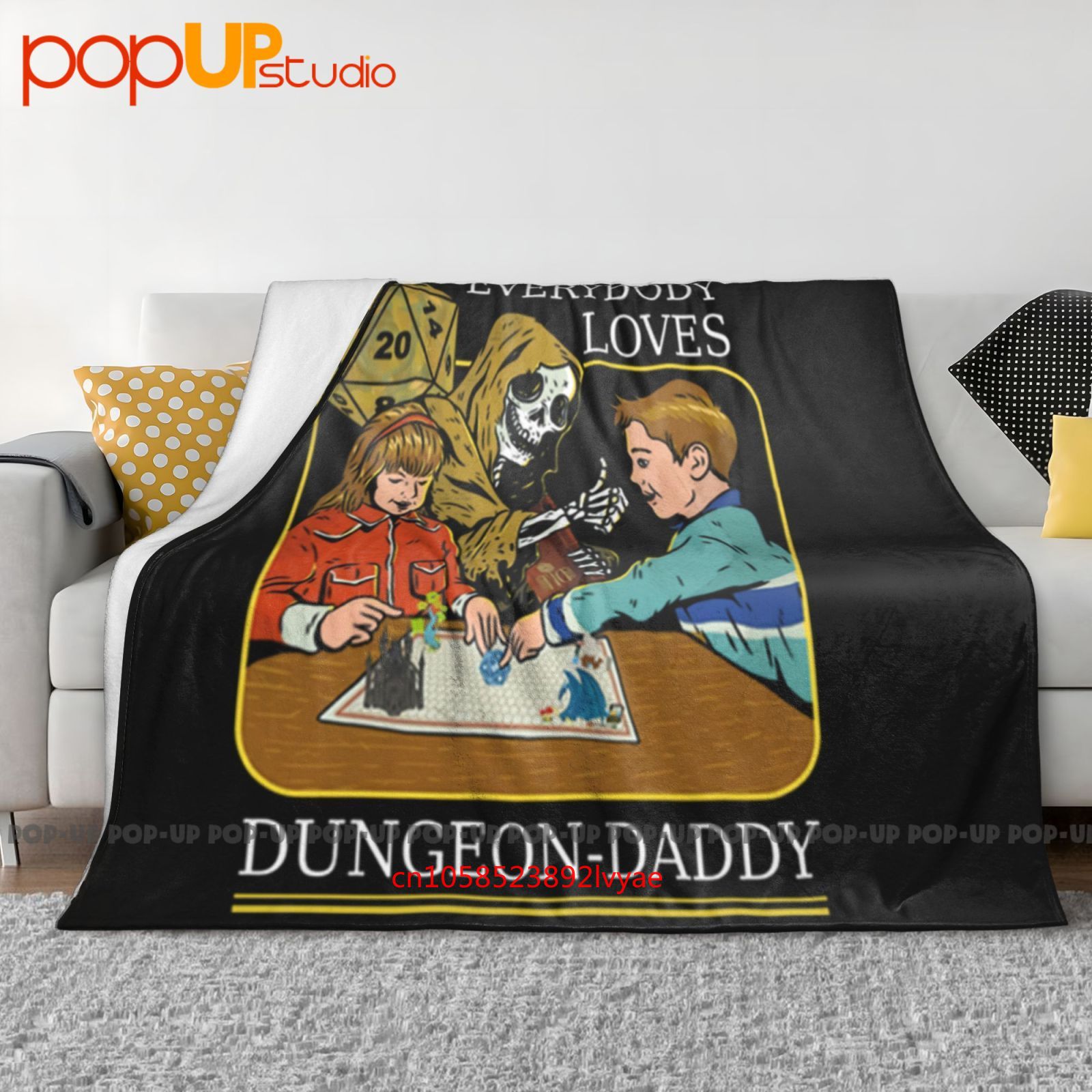 Rpg D20 Dice Dungeon Daddy Fan - Board Game Quilt recensione e prezzo