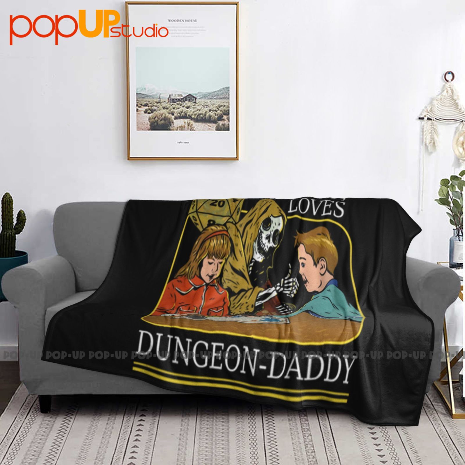 Rpg D20 Dice Dungeon Daddy Fan - Board Game Quilt recensione e prezzo