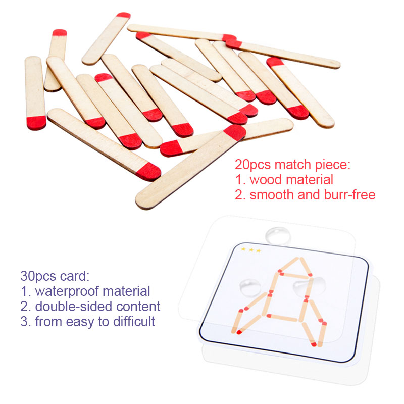 Montessori Matches Puzzles Gam - Board Game Ideas recensione e prezzo