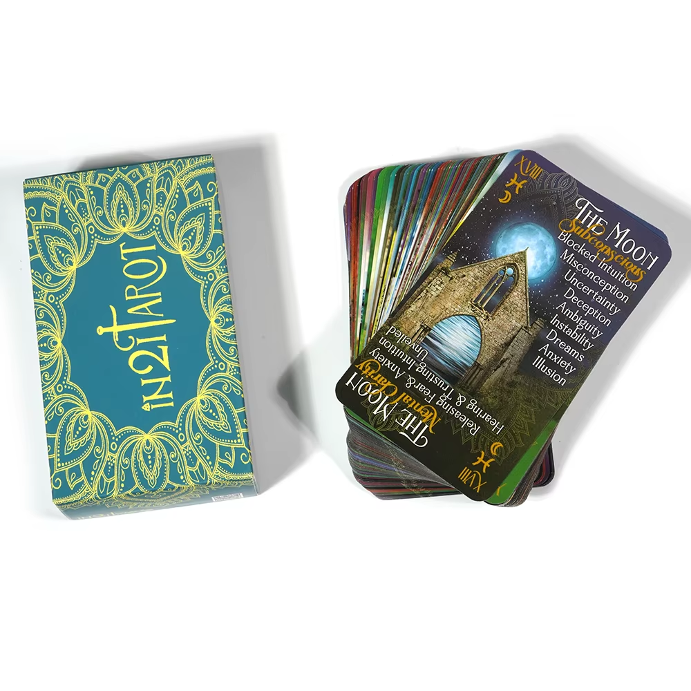 iN2IT Tarot Deck with Keywords - Board Game Ranking recensione e prezzo