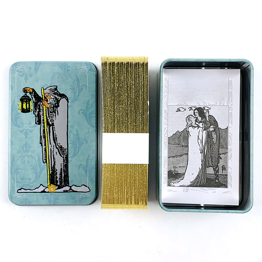 Metal Box Gilded Tarot Cards D - Board Game Uno recensione e prezzo