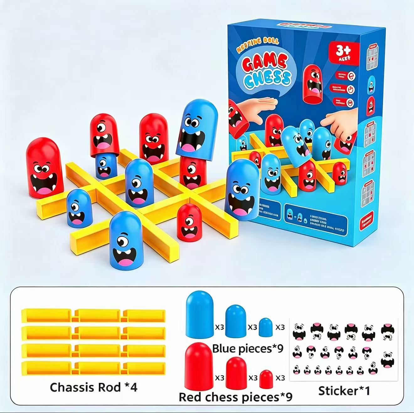 Tic-Tac-Toe Eat-and-Be-Sized S - Board Game Ideas recensione e prezzo