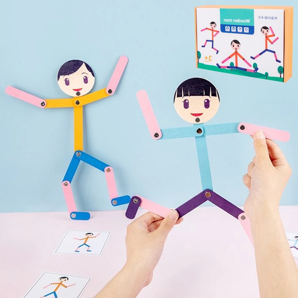 Sport Wooden Man Material DIY  - Board Game Ideas recensione e prezzo