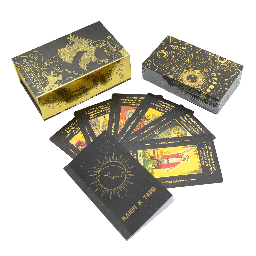 Gold Foil Tarot 12x7cm Russian - Board Game Uno recensione e prezzo